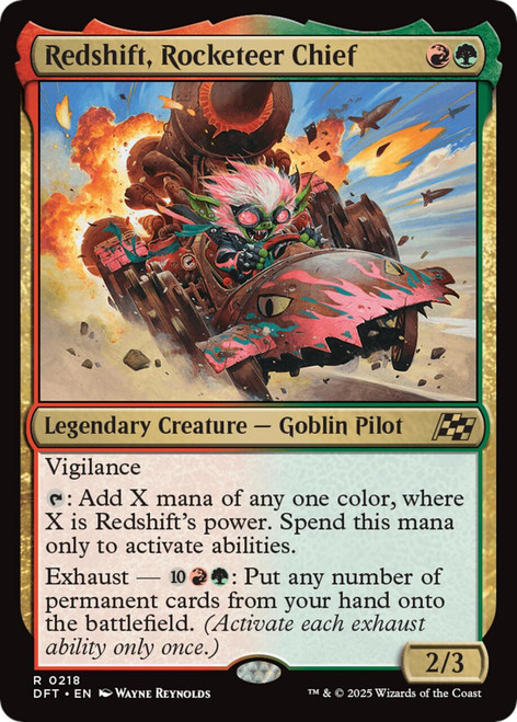 Redshift, Rocketeer Chief (Foil)