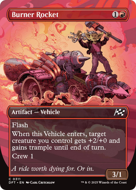 Burner Rocket (Borderless Foil)