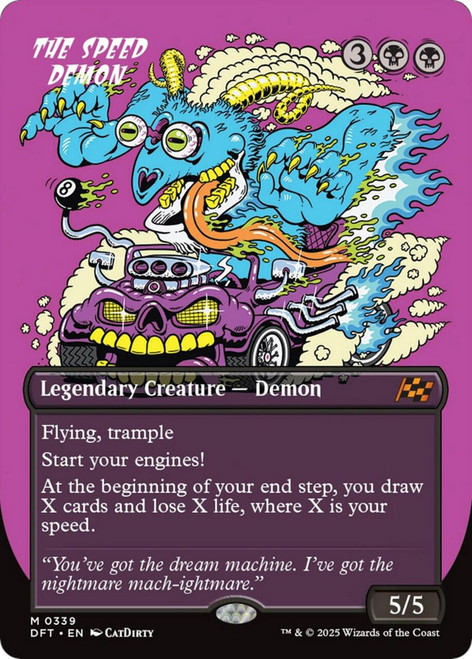 The Speed Demon (Borderless Foil)