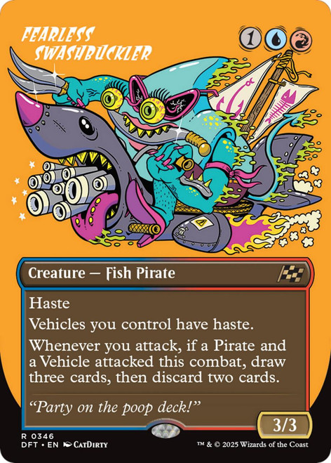 Fearless Swashbuckler (Borderless Foil)