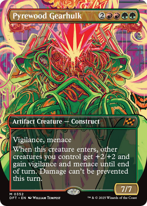 Pyrewood Gearhulk (Borderless Foil)