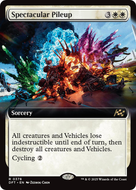 Spectacular Pileup (Extended Art Foil)