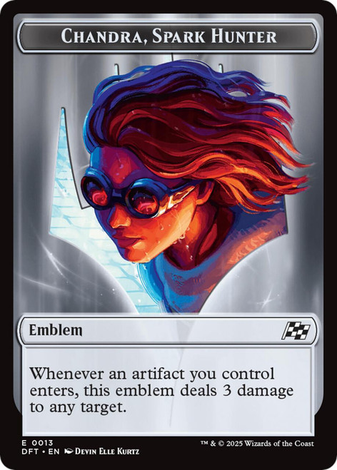Aetherdrift - Chandra, Spark Hunter Emblem