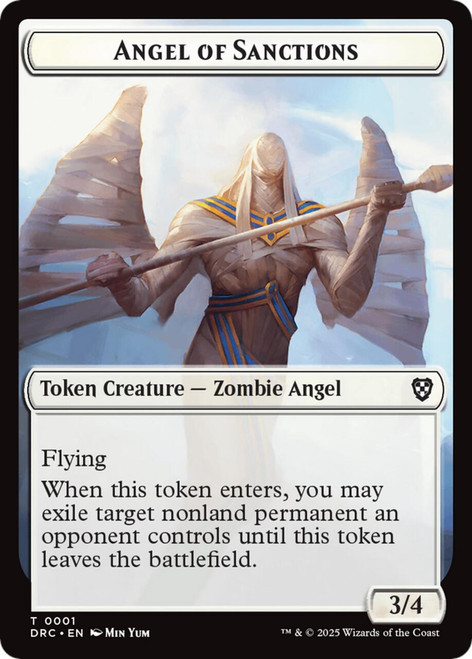 Aetherdrift Commander - Angel of Sanctions Token (Foil)
