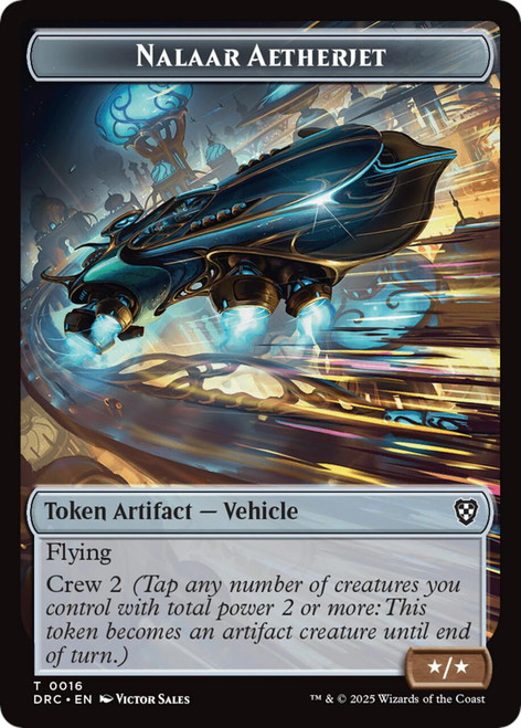 Aetherdrift Commander - Nalaar Aetherjet Token (Foil)