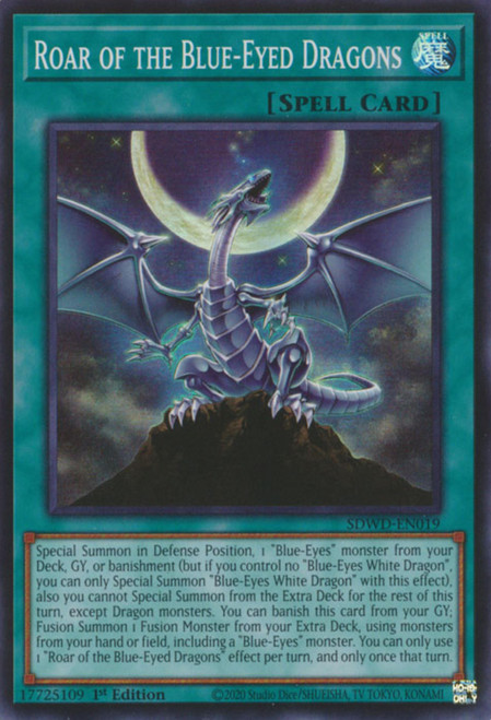 SDWD-EN019 Roar of the Blue-Eyed Dragons