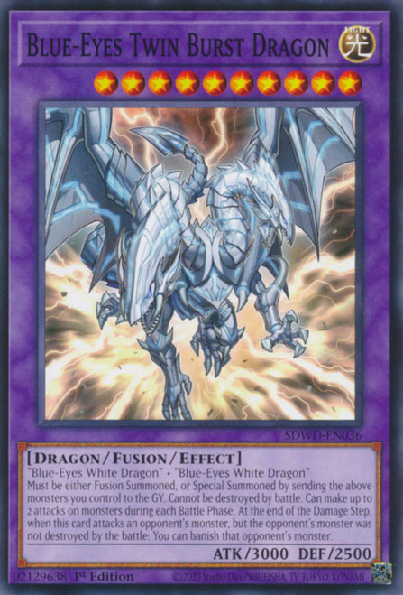 SDWD-EN036 Blue-Eyes Twin Burst Dragon