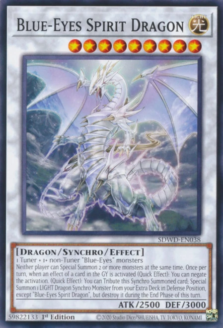 SDWD-EN038 Blue-Eyes Spirit Dragon