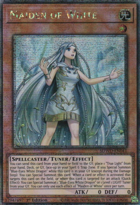 SDWD-EN041 Maiden of White (Quarter Century Secret Rare)