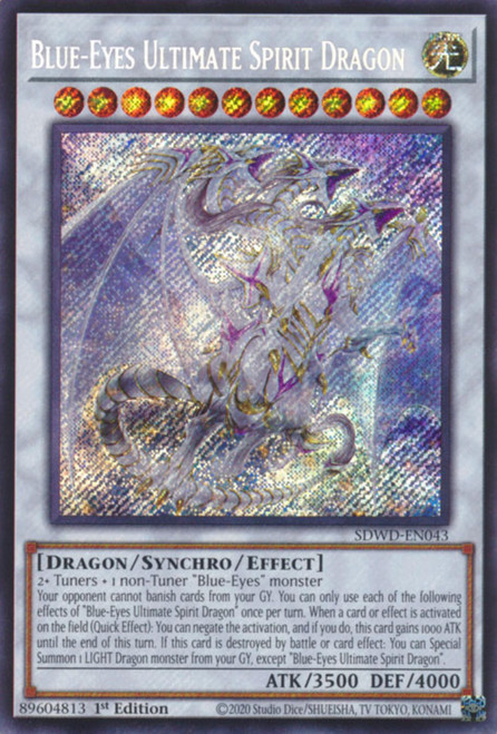 SDWD-EN043 Blue-Eyes Ultimate Spirit Dragon (Secret Rare)