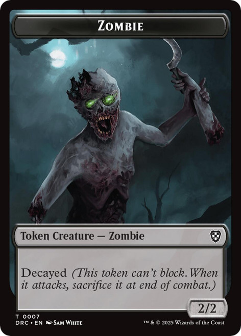 Aetherdrift Commander - Zombie Token (#7)