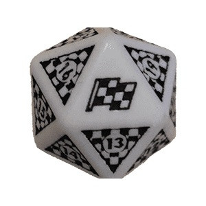 Magic Aetherdrift Spindown Dice  - Finish Line Bundle Die