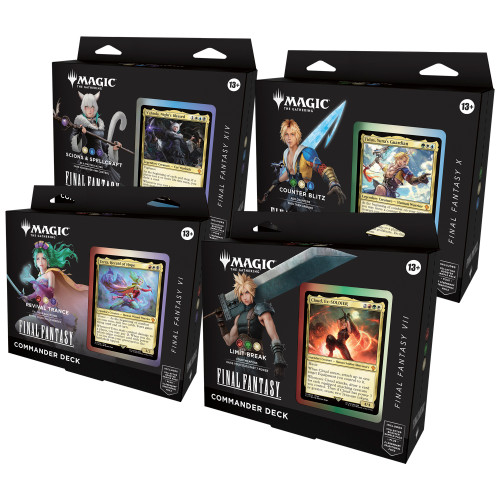 FINAL FANTASY Commander Deck - Set of 4