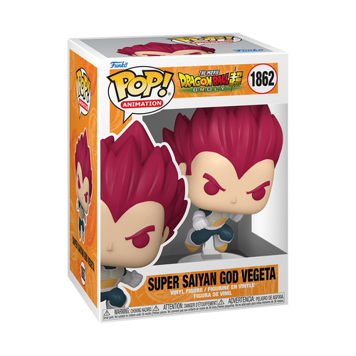 POP! Animation - Dragon Ball Super #1862 Super Saiyan God Vegeta (Punching)