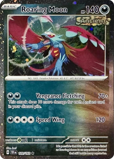 SV Temporal Forces 109/162 Roaring Moon (Cosmo Holo)