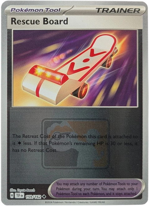 SV Temporal Forces 159/162 Rescue Board (Reverse Holo League Promo)