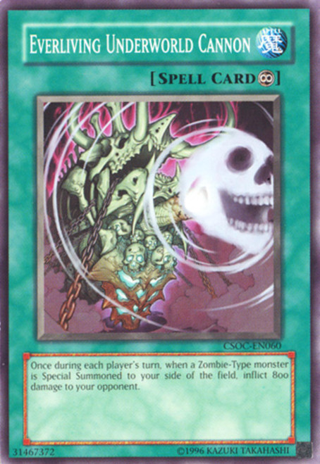 CSOC-EN060 Everliving Underworld Cannon (Unlimited Reprint)