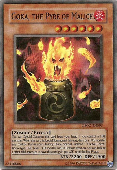 CSOC-EN095 Goka, the Pyre of Malice (Unlimited Reprint)