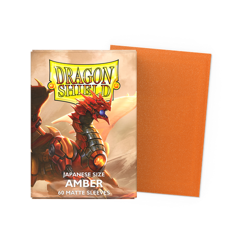 Dragon Shield Small Sleeves - Matte Amber (60)