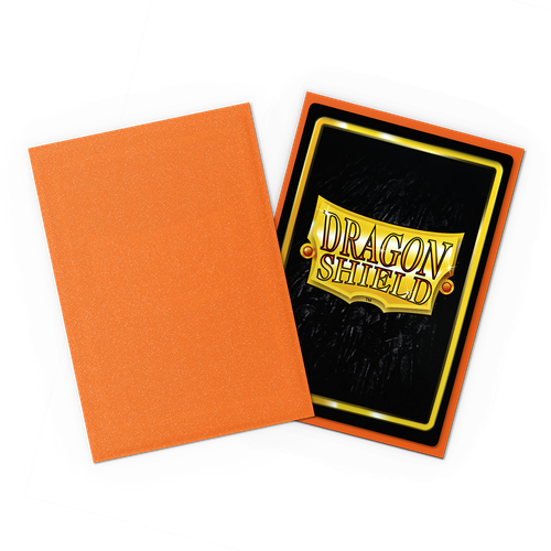 Dragon Shield Small Sleeves - Matte Amber (60)