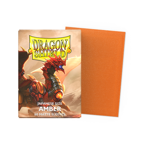 Dragon Shield Small Sleeves - Matte Amber (60)