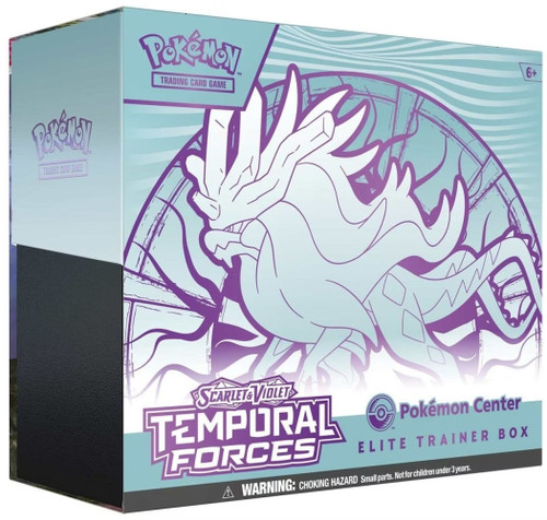 Scarlet and Violet Temporal Forces Elite Trainer Box Walking Wake POKEMON CENTER (Blue & Purple)