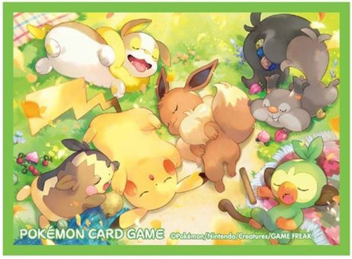 Pokemon Center Japan - Sleeping in the Backyard Sleeves (64)
