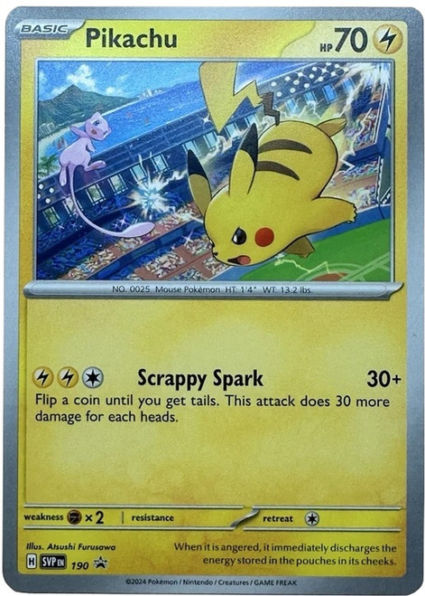 Scarlet & Violet Promo SVP190 Pikachu (No Stamp)