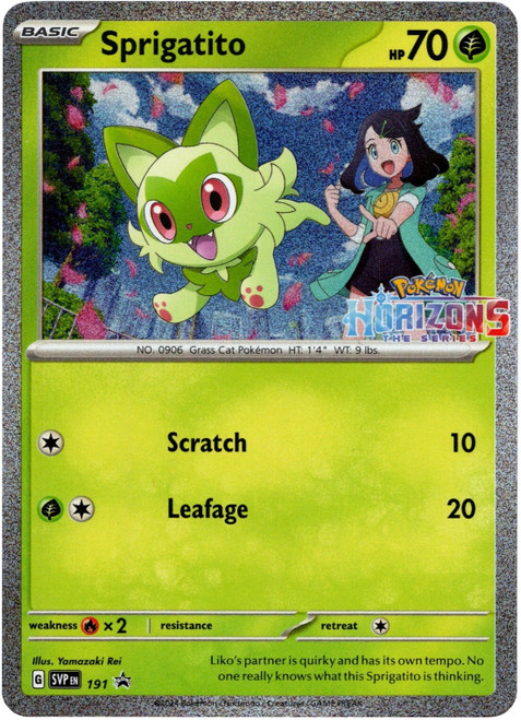 Scarlet & Violet Promo SVP191 Sprigatito (Sparkle Holo Horizons Stamp)