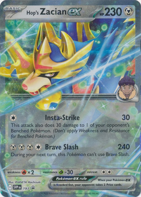 Scarlet & Violet Promo SVP193 Hop's Zacian ex