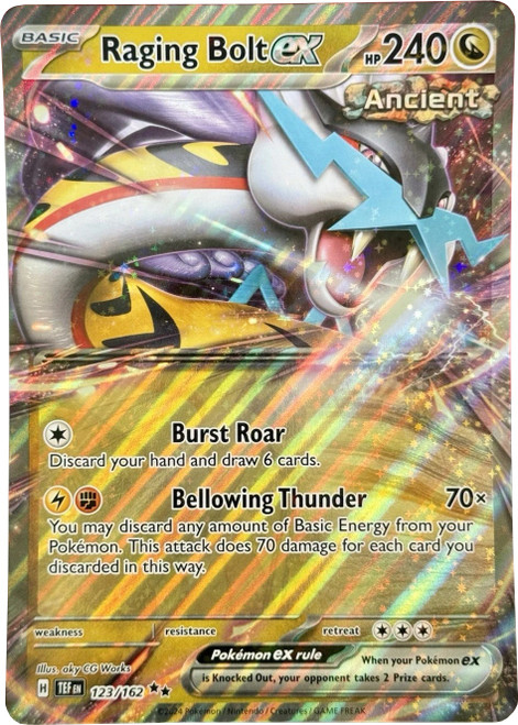 JUMBO 123/162 Raging Bolt ex (No Stamp)
