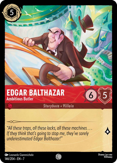Edgar Balthazar - Ambitious Butler (Foil)