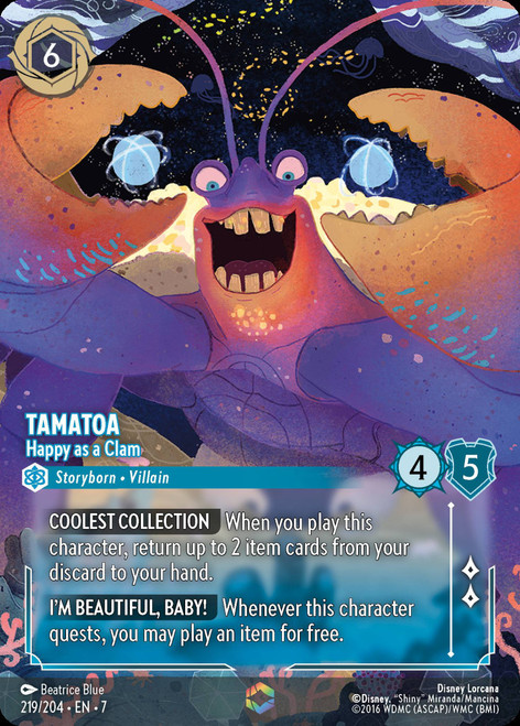 Tamatoa - Happy as a Clam (Enchanted Rare)