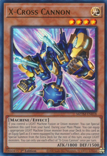 MZTM-EN018 X-Cross Cannon (Ultra Rare)