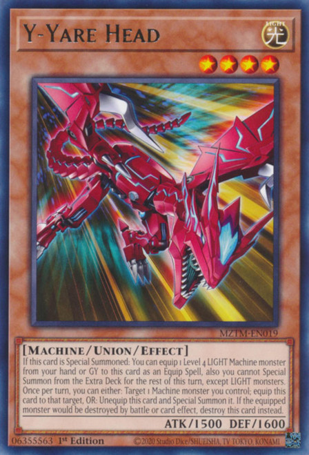 MZTM-EN019 Y-Yare Head