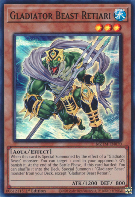 MZTM-EN070 Gladiator Beast Retiari (Super Rare)