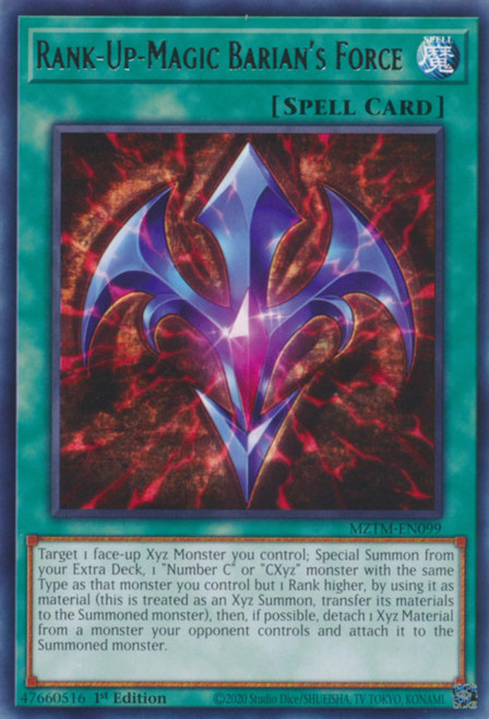 MZTM-EN099 Rank-Up-Magic Barian's Force