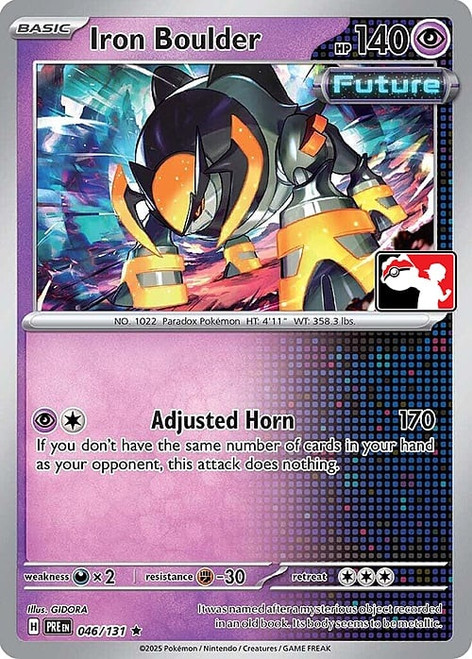 SV Stellar Crown 071/142 Iron Boulder (Prize Pack League Promo Non-Holo)