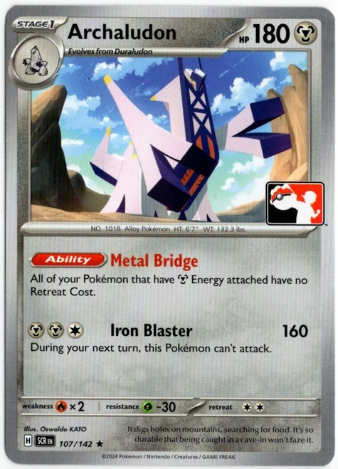 SV Stellar Crown 107/142 Archaludon (Prize Pack League Promo Non-Holo)