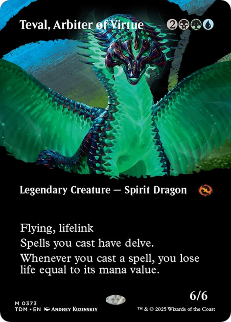 Teval, Arbiter of Virtue (Borderless Art)