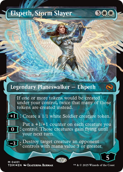 Elspeth, Storm Slayer (Ghostfire Foil)