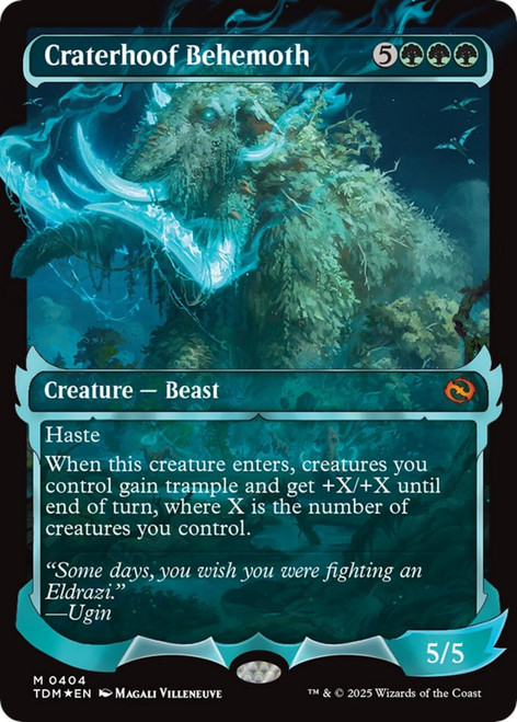 Craterhoof Behemoth (Ghostfire Foil)