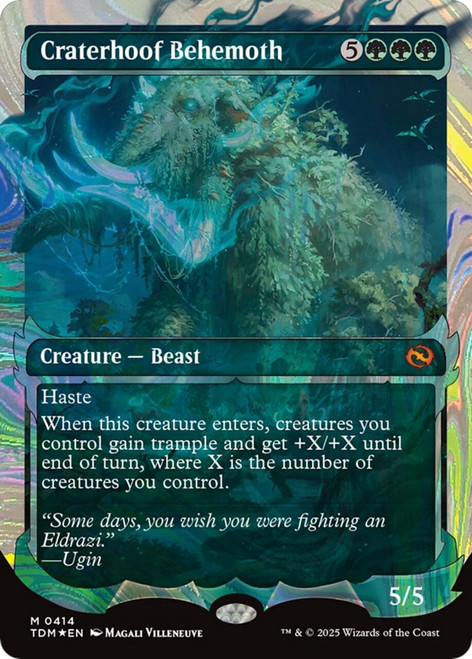 Craterhoof Behemoth (Ghostfire Halo Foil)