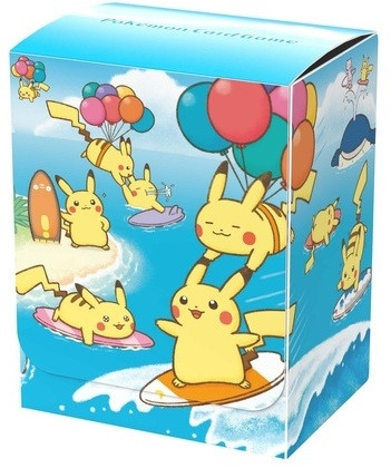 Pokemon Center Japan Surfing Pikachu & Flying Pikachu Deck Box