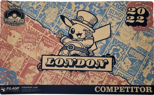 World Championships 2022 London Shop Playmat - Pikachu & Roserade