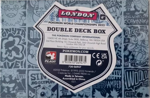 Pokemon World Championships 2022 London Double Deckbox