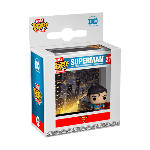 Bitty POP! Deluxe: DC Comics - Superman (Cityscape)
