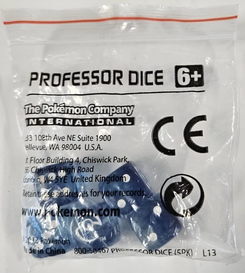 Professor Program Dark Blue Dice Set (5)