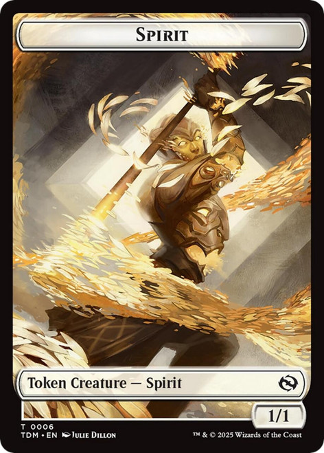 Tarkir: Dragonstorm - Spirit (#6) Token
