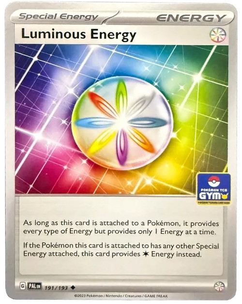 SV Paldea Evolved 191/193 Luminous Energy (TCG Gym Stamp Non-Holo)